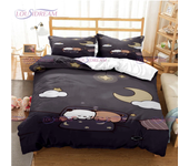 3pcs Bedding Set Cartoon Bubu and Dudu Series Design Home Textile Duvet Cover Pillow Case Kid Teen Girl Bedding Lover Covers Set