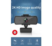 Mini 4K USB Computer 2K Webcam PC Laptops Live Streaming Full HD 1080P Web Camera For Work With Microphone Tripod