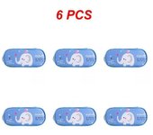 1~6PCS Kawaii Canvas Pencil Case for Boys Cartoon Bear Pencilcase Pen Case Bag Large Capacity Pencil Box Pouch Stationery