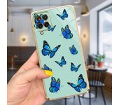 For Samsung Galaxy A22 5G Case SM-A226B  Plating Square Soft Silicon Cover For Samsung A22 4G A225F Phone Case For Women Fashion