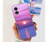 For OPPO A38 4G Case CPH2579 A 38 Shockproof Cover Stylish Flower Love Heart Soft Silicon Funda For OPPO A18 CPH2591 Coque 6.56"