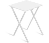 Mesa Auxiliar Plegable | 34 x 40 x 50cm | Mesa Terraza Plegable | Madera y Metal Mesa+Plegable