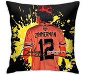 Bailey Singer Zimmerman Pillowcase Decorative Pillow Covers Square Cushion Case for Living Room Bedroom Sofa Cars