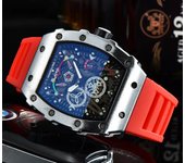 Vino bucket reloj moda negocios casual hombres reloj