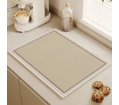 Estera de secado de vajilla, almohadilla de drenaje suave, antideslizante, súper absorbente, resistente al desgaste, tapete para máquina de café, mesa de cocina, decoración de patio