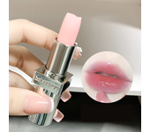 Anti Dry Lip Balm Silver Tube Lipstick Long Lasting Moisturize Balm Stick Lips Care Women Winter Make Up Cosmetics Lip Balm Oil