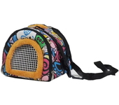 Bolsa de viaje para mascotas, bolsa transpirable para hámsteres y cobaya, jaula para chinchillas y conejos