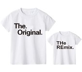 Lulu's deseo Algodón Padre e Hijo Ropa a juego Elegante Camiseta Niños