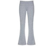 Pantalones de chándal informales de cintura baja para mujer, pantalones acampanados básicos simples, pantalones deportivos para