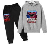 Kids Poppy Playtime Hoodie Set Huggy Wuggy Horror Cosplay