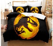3D Jurassic Park Bedding Set Kids Boy Home Textile Decor Bed Sets Queen Size Comforters Quilt Bedroom Queen Dinosaur Duvet Cover