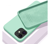Funda de lujo de silicona líquida Original para Apple iPhone 11 12 13 14 Pro Max mini  funda a prueba de golpes