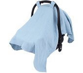 Portable Cotton Stroller Cover Gauze Sunshade Baby Safety Seat Cover Pram Cover Carriage Full Cover Baby Basket Cover Newborn
