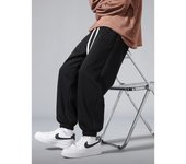 Pantalones de chándal de algodón para correr para hombre, pantalones holgados deportivos de talla grande 8XL 7XL 6XL, pantalones bombachos holgados de Hip Hop con bandas Sting