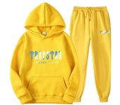 Conjunto de Chándal con Impresión de trampa para Hombre y Mujer, Sudadera con Capucha y Pantalones, 2 Piezas