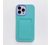 Funda trasera con tarjetero suave a la moda para iPhone 6 6s 7 8 Plus X XR XS Max, funda para iPhone 15 14 Plus 13 12 11 Pro Max