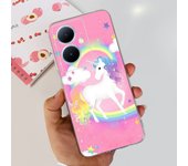 For Huawei Nova 11i Case Cute Luxury Back Cover Soft Silicone Phone Case For Huawei Nova11i 6.8" Fundas Transparent Flower Para