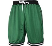 Pantalones de Baloncesto Cruzado para Hombres Línea de Malla de Secado Rápido Cintura Elástica