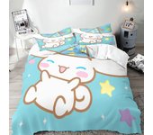 Cinnamoroll Duvet Cover 3D Printed Full Size Microfiber Bedding Set Room Dedicated Bedroom Decor