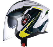Casco de moto homologado 3c para hombre y mujer, medio casco para todas las estaciones, casco de invierno.