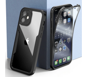 Funda completa 360 para iPhone 16 Pro Max 15 Plus 16E Funda para iPhone 15 14 11 Pro Max 13 12 Mini Funda protectora de pantalla para teléfono