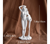 Resin Art Sculpture Figures Statues Home Decoration Living Room Desk Bookcase Ornaments Nordic Venus Goddess Greece Angel Crafts