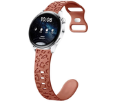 Correa grabada de 20mm para Samsung Galaxy Watch, pulsera de silicona deportiva de leopardo para Huawei gt 4-3-2e, 7/6/4/classic/5/pro/Active 2