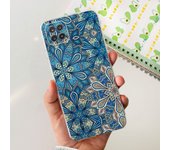 For Galaxy A12 A125F Samsung Cover Capa Case Bling Heart Butterlfly Flower Painting Fundas  For Samsung A12 SM-A125F Clear Cases
