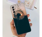 For Samung Galaxy M13 SM-M135F Case Bumper Soft Clear TPU Silicone Back Shell Cover For Samsung M13 M33 M53 5G Flower Ins Capas