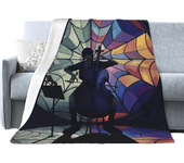 Soft Plush Throw Jenna Cute Ortega Fluffy Blanket for Couch Sofa Bed