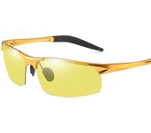 Gafas que cambian de color Gafas de sol polarizadas de aluminio y magnesio deportivas, gafas de ciclismo gafas de sol