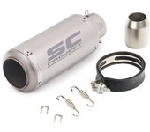 Motorcycle Exhaust Pipe Motorbike Motocross Racing Escape Exhaust Muffler Canister Tail pipe End Pipe For z900 R3 R25 MT09 etc