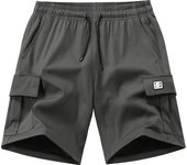 Outdoor Loose Solid Men Sports Shorts Summer Simplicity Multiple Pocket Casual Shorts New Breathable Quick Drying Cargo Shorts