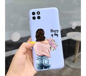 For Samsung A22 Case Flower Gril Silicone Soft Phone Cases For Samsung Galaxy A22 5G A 22 A226B SM-A226B Back Cover Bumper