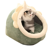 Cama y Cálida para mascotas, Juguetes de Campana, tienda de campaña para casa de mascotas, albrilla lavable para Perros Pequeños, Cámaras de Invierno para Gatos