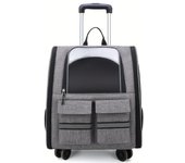 Pet Cat Bag, Going Out Portable Hand-held Summer Shoulder Large Capacity Breathable Trolley Shoulder Backpack