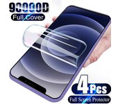 4Pcs Hydrogel Film Full Cover For iPhone 11 12 13 14 15 Pro Max Screen Protector For iPhone 14 15 Plus 13 Mini Screen Protective