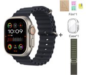 2025 New HK9 Ultra 2 MAX Smartwatch Bluetooth Call Heart Rate Detection Sports Mode Flashlight 1GB Memory AMOLED Compatible with Android IOS Smartwatch
