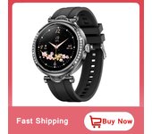 Smartwatch Women Bluetooth Answer Call Whatsapp Notification Custom Watchface Female Health Tracker Music Remote for Android IOS