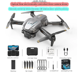 Dron A16 Max con flujo óptico, Avión de fibra de carbono, UAV, cuatro ejes, evitación de obstáculos y Control remoto, juguete