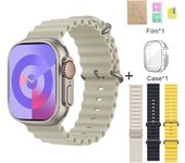 2025 New HK9 Ultra 2 Smartwatch Bluetooth Call Voice Assistant Information Reminder Screen Pointer Compass AMOLED Compatible with Android IOS Smartwatch