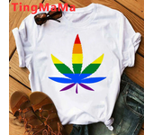 Kawaii Love Is Love Lgbt T Shirt Men Funny Harajuku Rainbow Gay Pride T-shirt Love Wins Graphic Tees Hip Hop Tops Tshirt Male