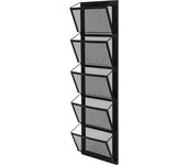Organizador de archivos de metal para colgar en la pared, soporte para colgar en la pared, organizador de archivos