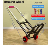 Folding Retractable Trolley Folding Hand Truck Handling Household Magic Trailer Shopping Cart Trolley Portable Luggage Hand Cart