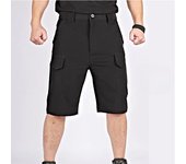 Monos de verano para hombre, ropa de trabajo, pantalones cortos tácticos impermeables, pantalones de cinco piezas con múltiples bolsillos para playa, pantalones casuales elásticos