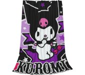 Cute Cartoon KuRomi Blanket Super Soft Flannel Throw Blanket Comfortable Cozy for Couch Sofa Room
