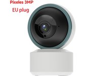 Cámara 360 grados doméstico inalámbrico 3MP HD interior inteligente Visión nocturna