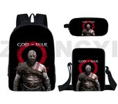 Ghostbusters 16inch Backpack Satchel Pencial Case 3pcs Teen Anime Pattern Schoolbag Kids Casual Backpacks New Trend Rucksack