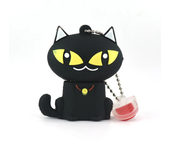 Unidad flash USB de gato negro animal, 128GB, lindo gatito de dibujos animados, 4GB, 8GB, disco U, 16GB, 32GB, 64GB, memoria, regalo creativo