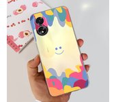 For OPPO A38 4G Case CPH2579 A 38 Shockproof Cover Stylish Flower Love Heart Soft Silicon Funda For OPPO A18 CPH2591 Coque 6.56"